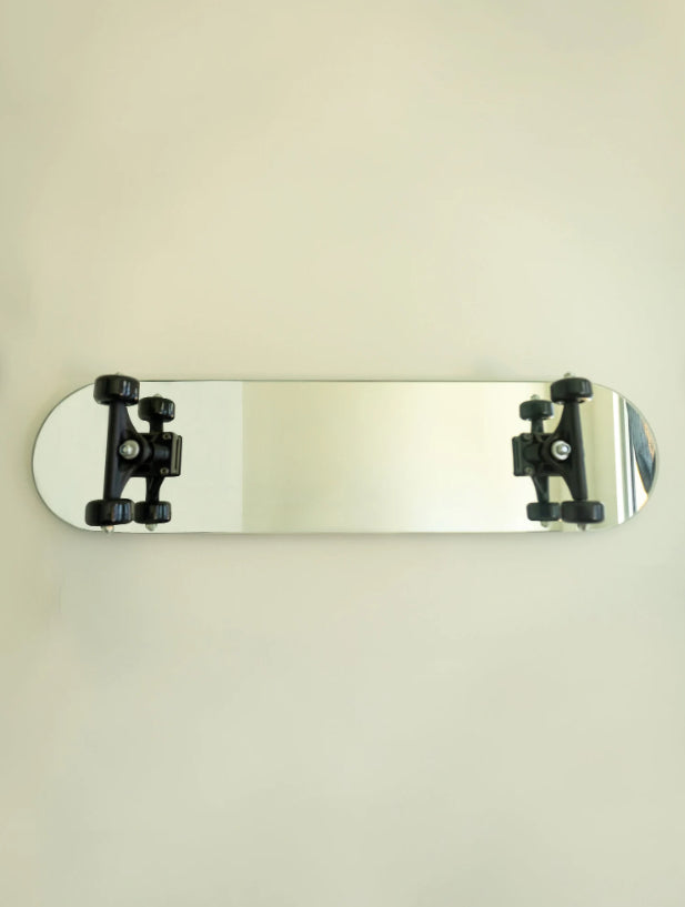 Skateboard mirror